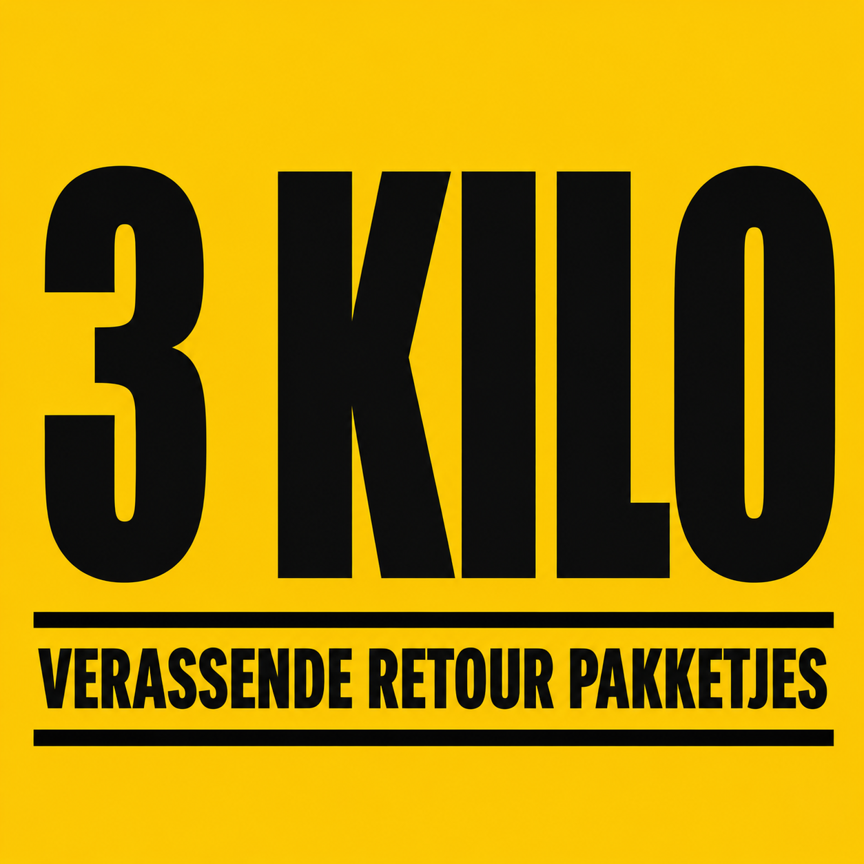 3 kilo (incl gratis verzending)