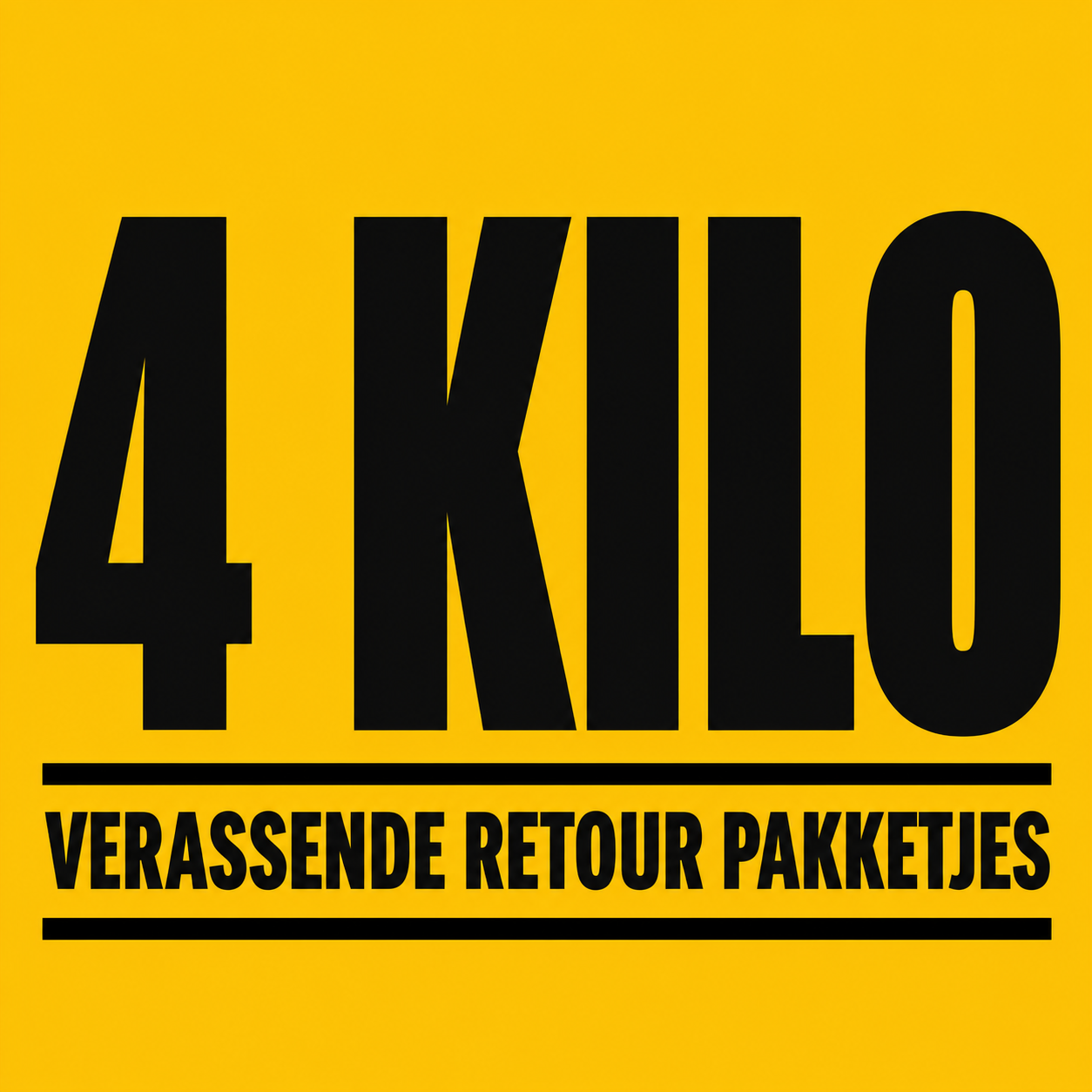 4 kilo (incl gratis verzending)