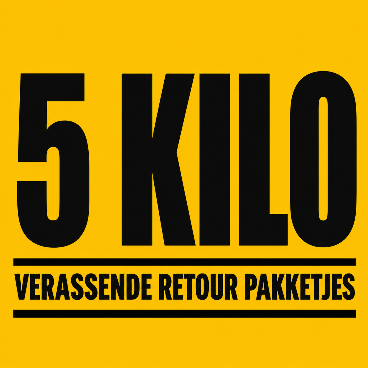 5 kilo (incl gratis verzending)